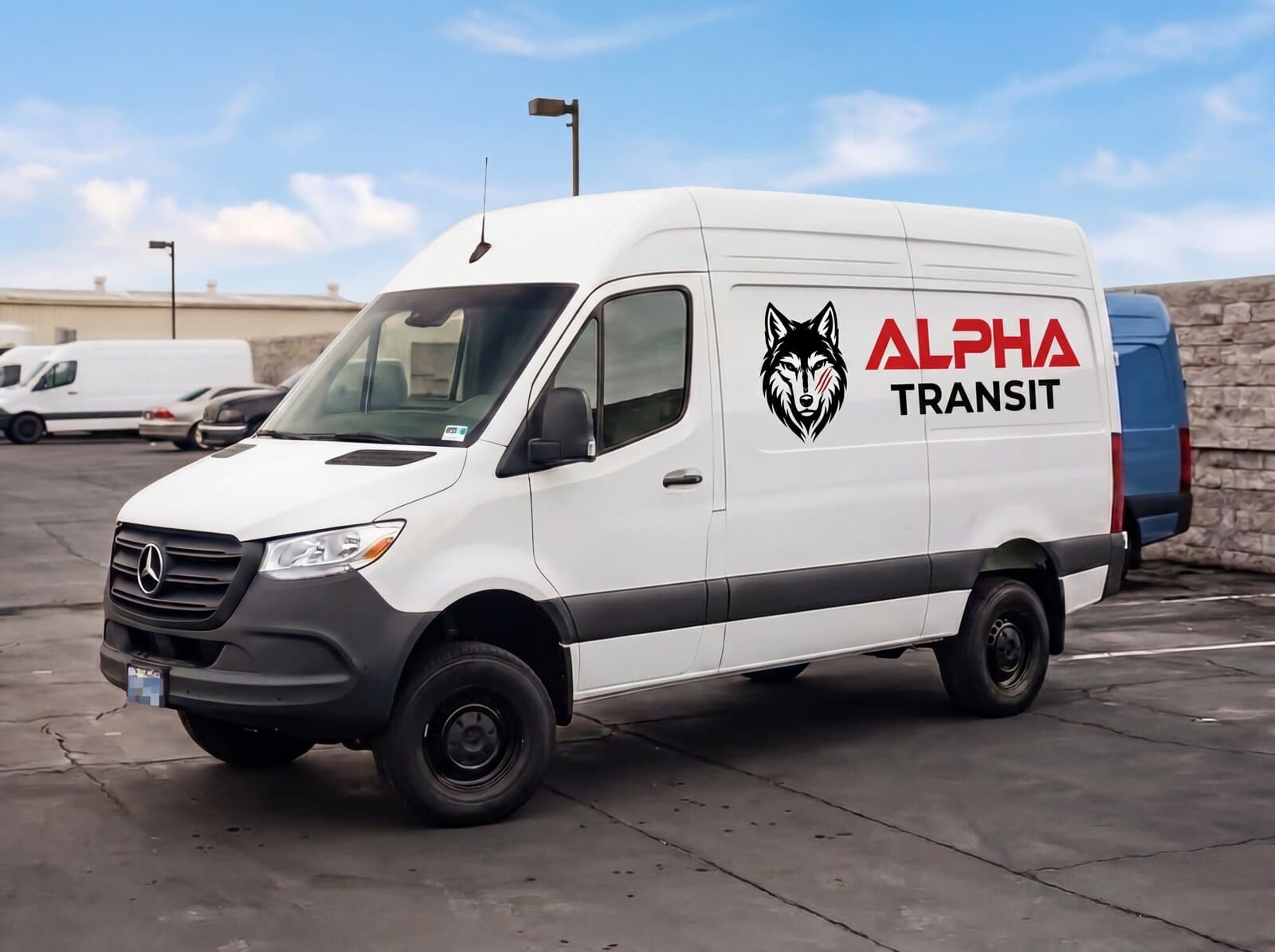 Alpha Transit Mercedes Sprinter van
